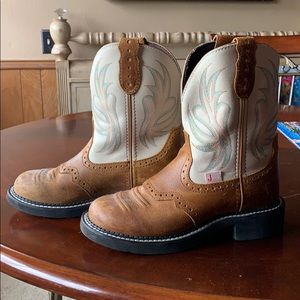 Justin Cowboy Boots - GEMMA two toned